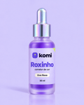 Roxinho, corretor de cor Uva Roxa de 30 ml, em fundo lavanda