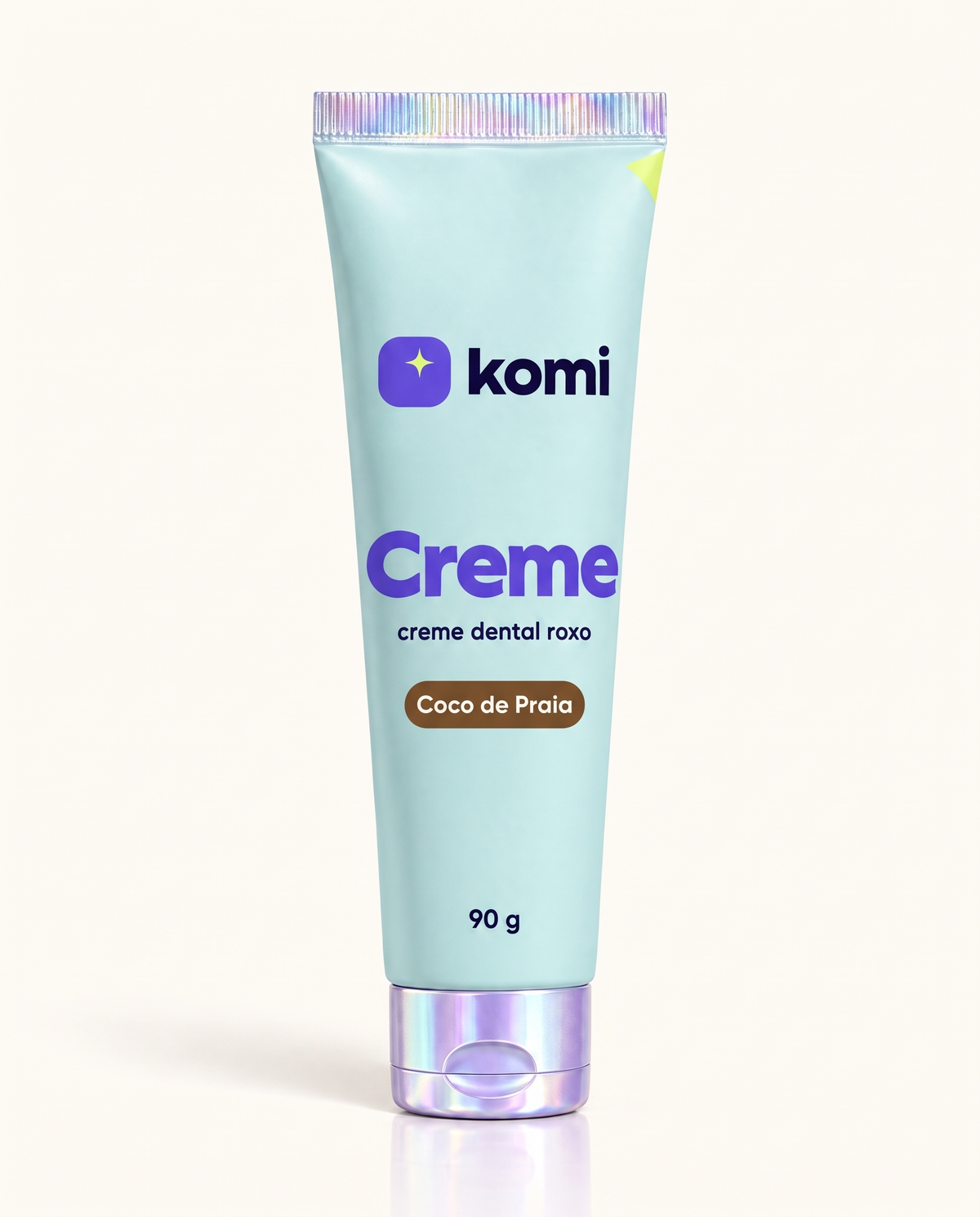Creme Komi roxo Coco de Praia, 90 g
