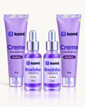 Kit Dupla Roxa Komi: dois Roxinhos e dois Cremes Komi Uva Roxa, pra dividir